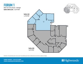 8601 Six Forks Rd, Raleigh, NC for lease Floor Plan- Image 1 of 1