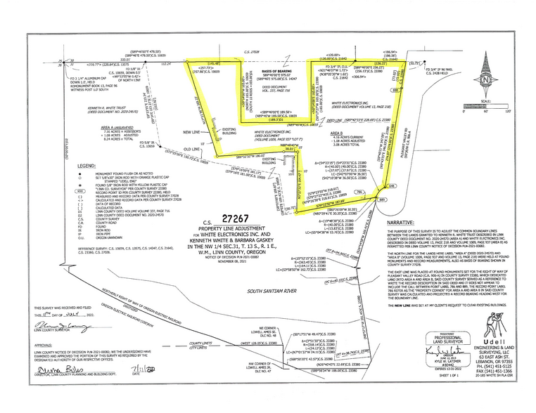 1011 Pleasant Valley Rd, Sweet Home, OR à vendre - Plan de site - Image 3 de 42