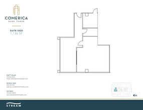 1717 Main St, Dallas, TX for lease Floor Plan- Image 2 of 2