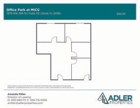 1200 NW 78th Ave, Doral, FL à louer Plan d’étage- Image 1 de 1