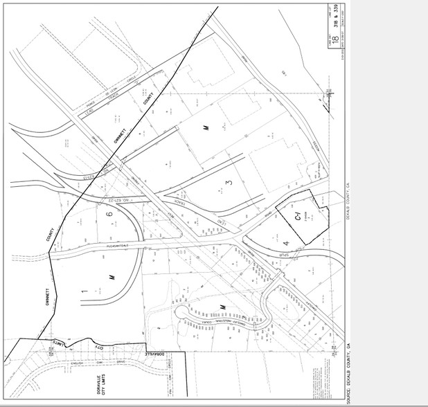 4301 Pleasantdale Rd, Doraville, GA for lease - Plat Map - Image 2 of 3