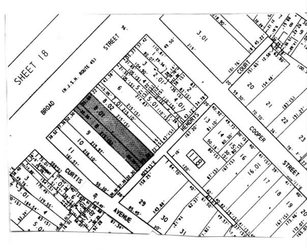 26-32 S Broad St, Woodbury, NJ à louer - Plan cadastral - Image 2 de 9