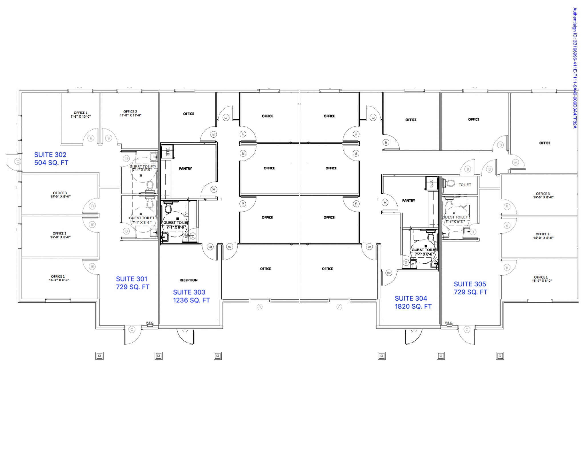 8525 N Sam Houston Pkwy E, Humble, TX à louer Plan d’étage- Image 1 de 1