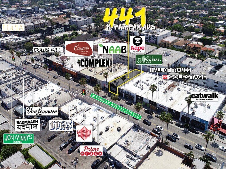 441 N Fairfax Ave, Los Angeles, CA à louer - Photo du bâtiment - Image 3 de 5