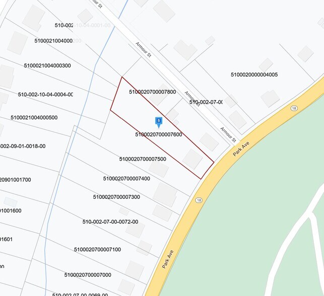 861 Park Ave, Washington, PA à vendre - Plan cadastral - Image 2 de 2