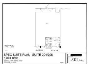 2660 Holcomb Bridge Rd, Roswell, GA à louer Plan de site- Image 1 de 1