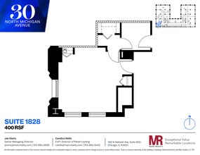 30 N Michigan Ave, Chicago, IL for lease Floor Plan- Image 1 of 4