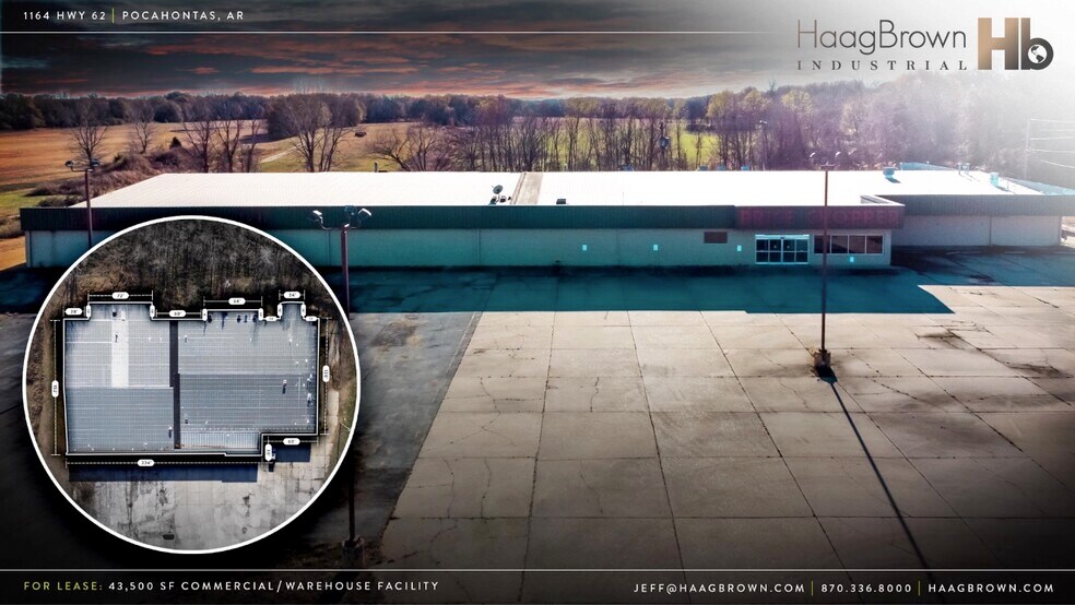 1164 Highway 62 W, Pocahontas, AR à louer - Photo du bâtiment - Image 2 de 3