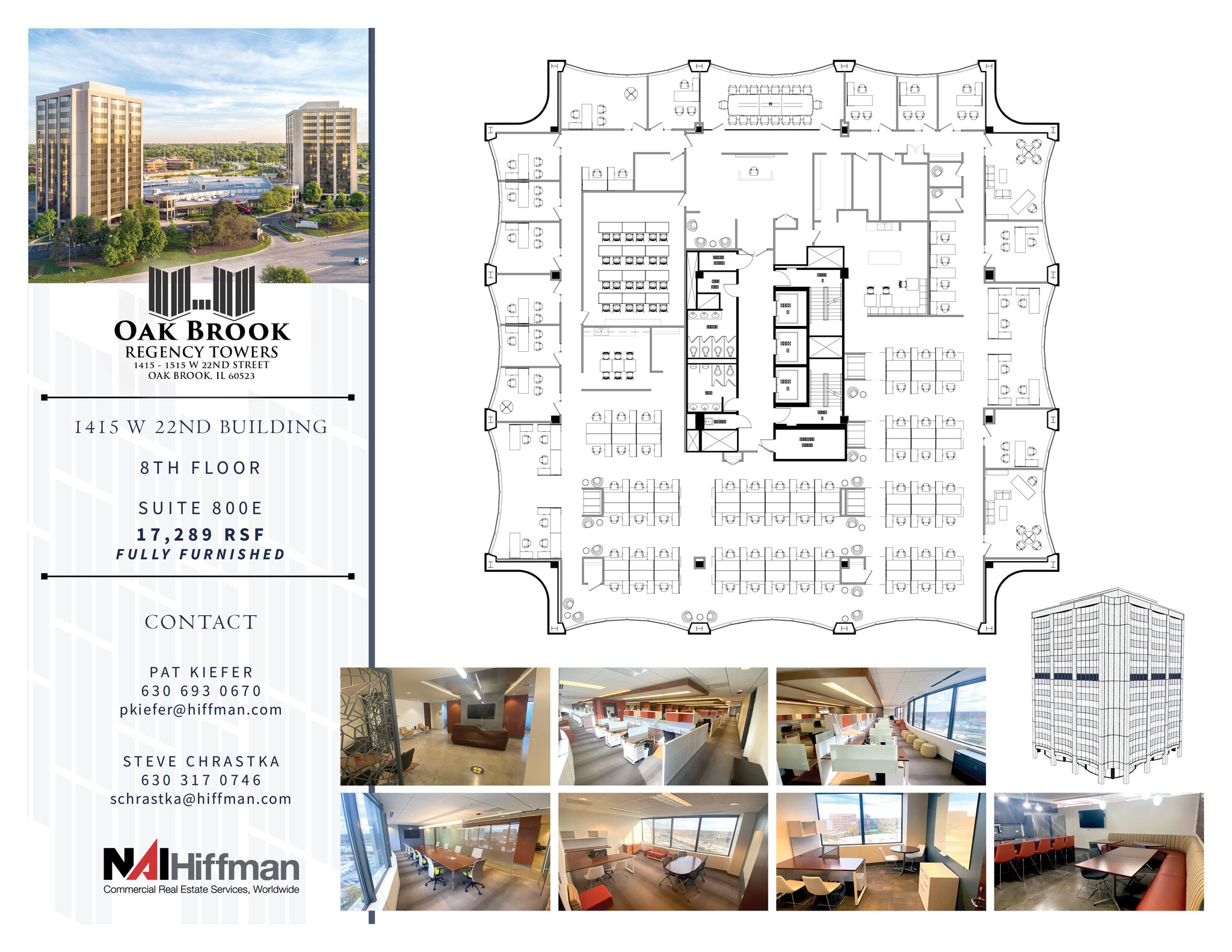 1415 W 22nd St, Oak Brook, IL à louer Plan d’étage- Image 1 de 1