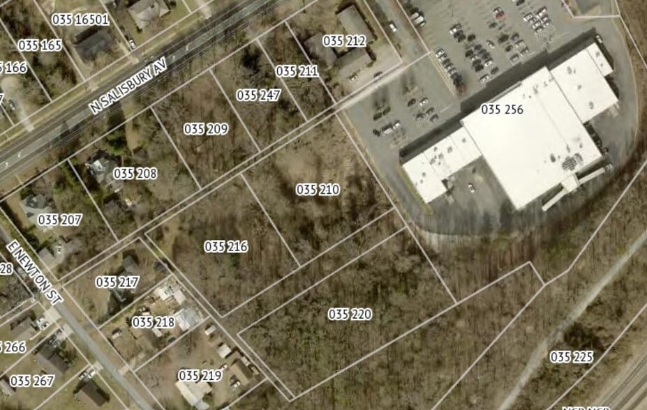 217 Salisbury N ave, Spencer, NC à vendre - Aérien - Image 2 de 3