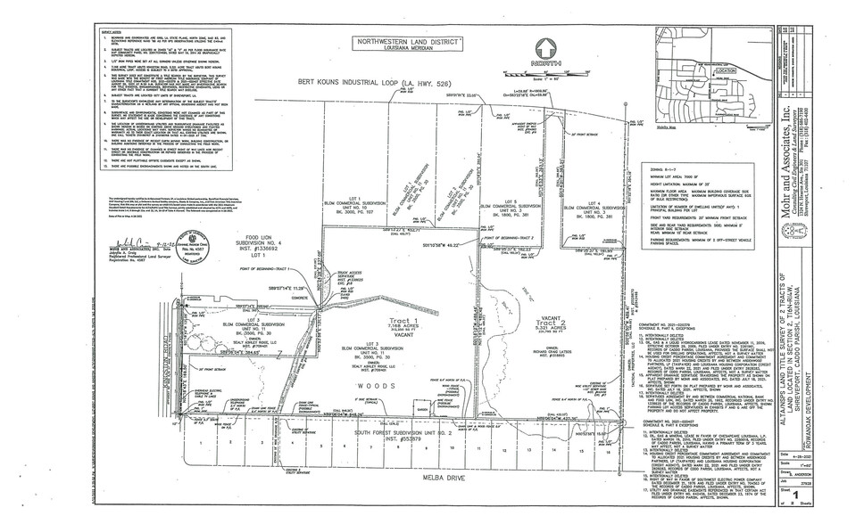 751 Bert Kouns Industrial Loop, Shreveport, LA à vendre - Plan cadastral - Image 2 de 4