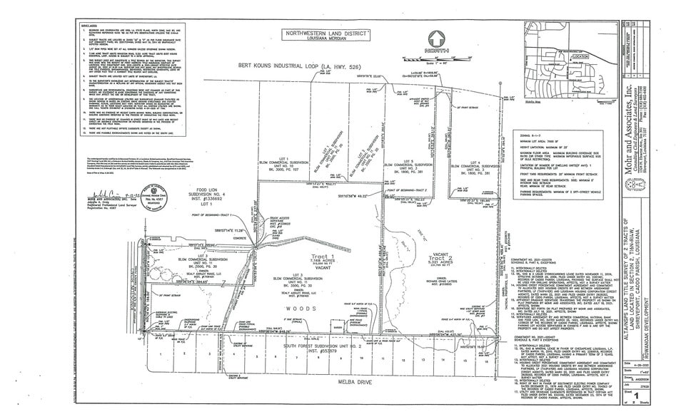 751 Bert Kouns Industrial Loop, Shreveport, LA for sale - Plat Map - Image 2 of 4