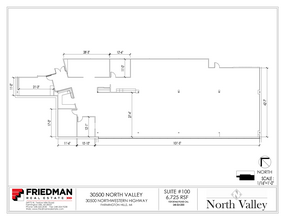 30500 Northwestern Hwy, Farmington Hills, MI for lease Floor Plan- Image 1 of 2