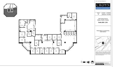 1545 Carling Ave, Ottawa, ON for lease Floor Plan- Image 1 of 5