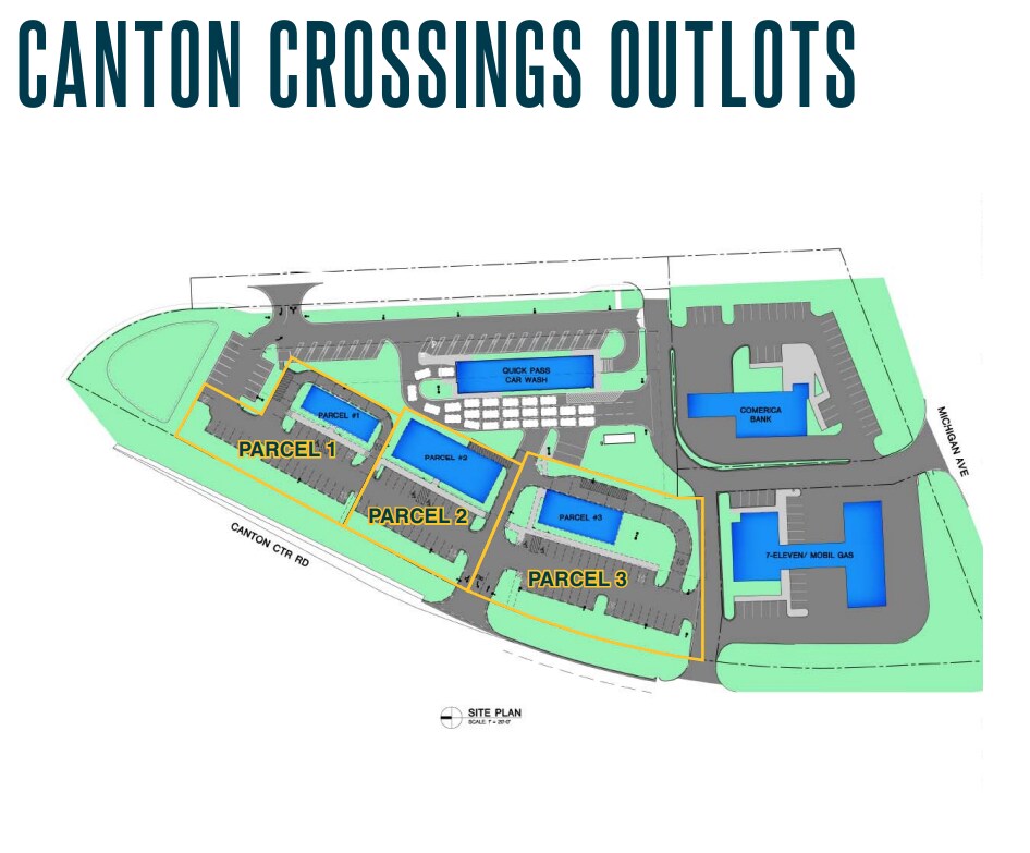 Canton Center Road, Canton Township, MI à louer Plan de site- Image 1 de 2