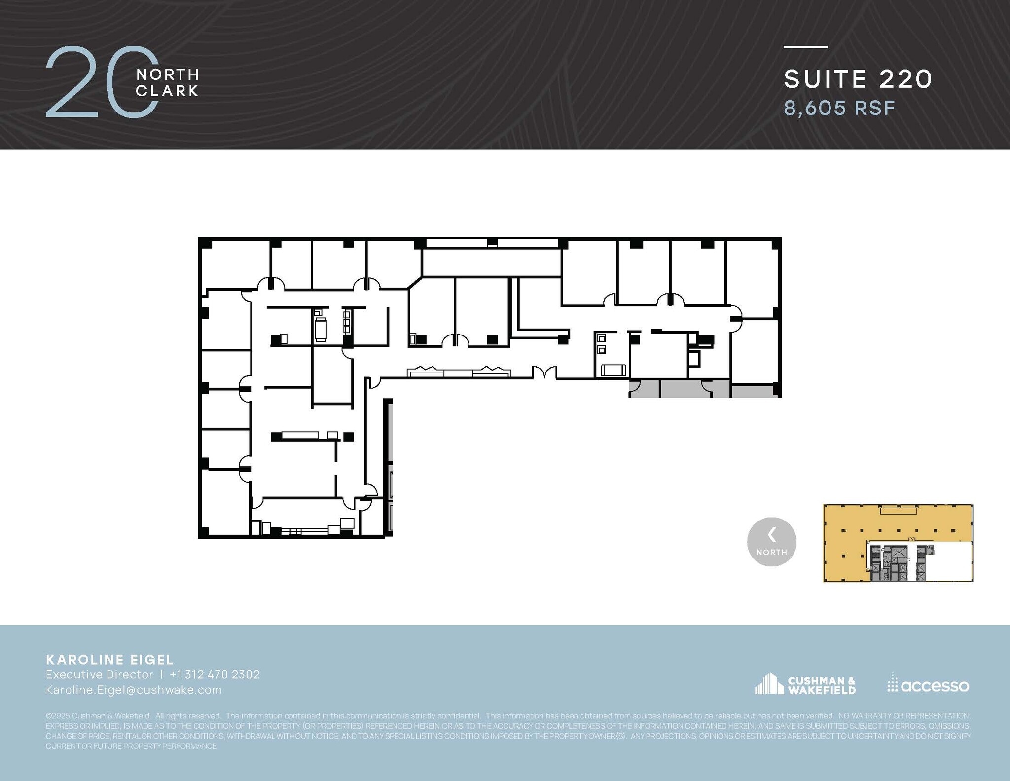 20 N Clark St, Chicago, IL for lease Floor Plan- Image 1 of 1