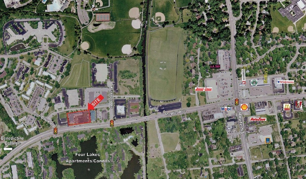 1600 Maple Ave, Lisle, IL à louer - Aérien - Image 2 de 7