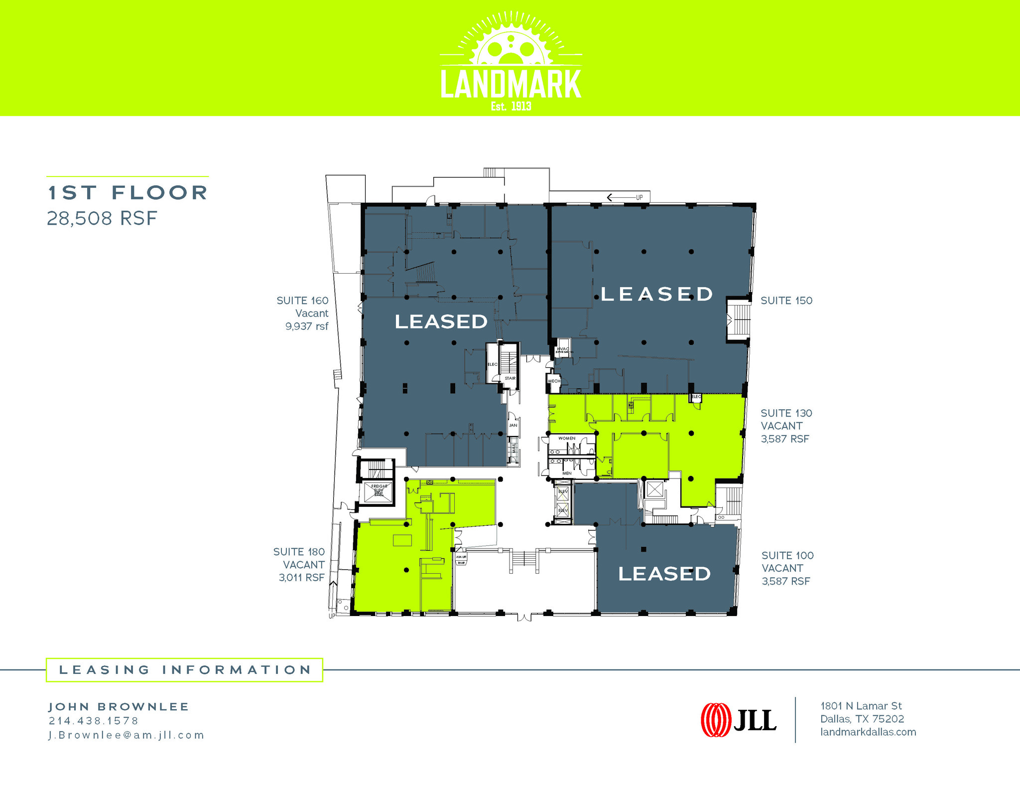 1801 N Lamar St, Dallas, TX à louer Plan d  tage- Image 1 de 2