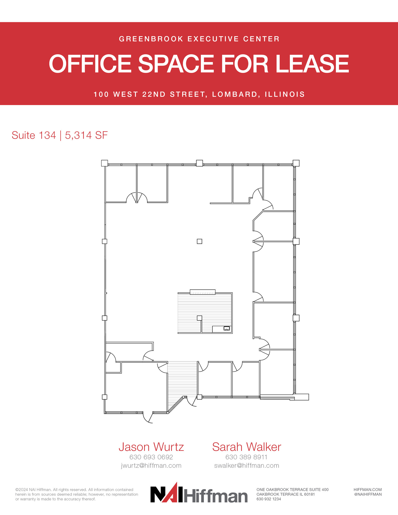 200 W 22nd St, Lombard, IL à louer Plan d  tage- Image 1 de 1