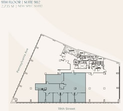 1901 Pennsylvania Ave NW, Washington, DC for lease Floor Plan- Image 2 of 5