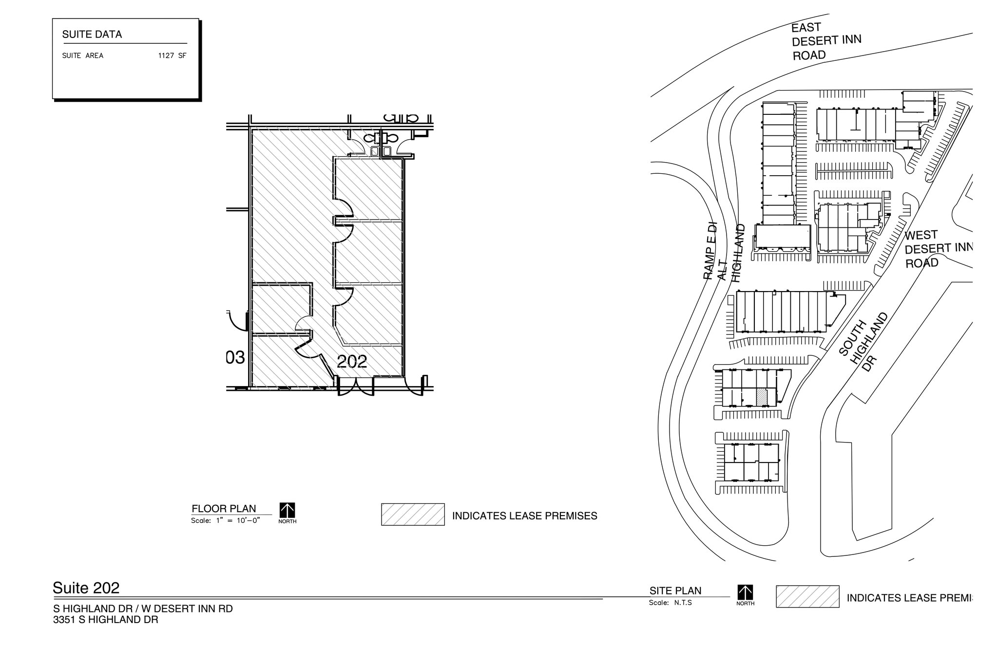 3281 Highland Dr, Las Vegas, NV for lease Site Plan- Image 1 of 1