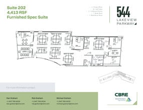 544 Lakeview Pky, Vernon Hills, IL à louer Plan d’étage- Image 1 de 2