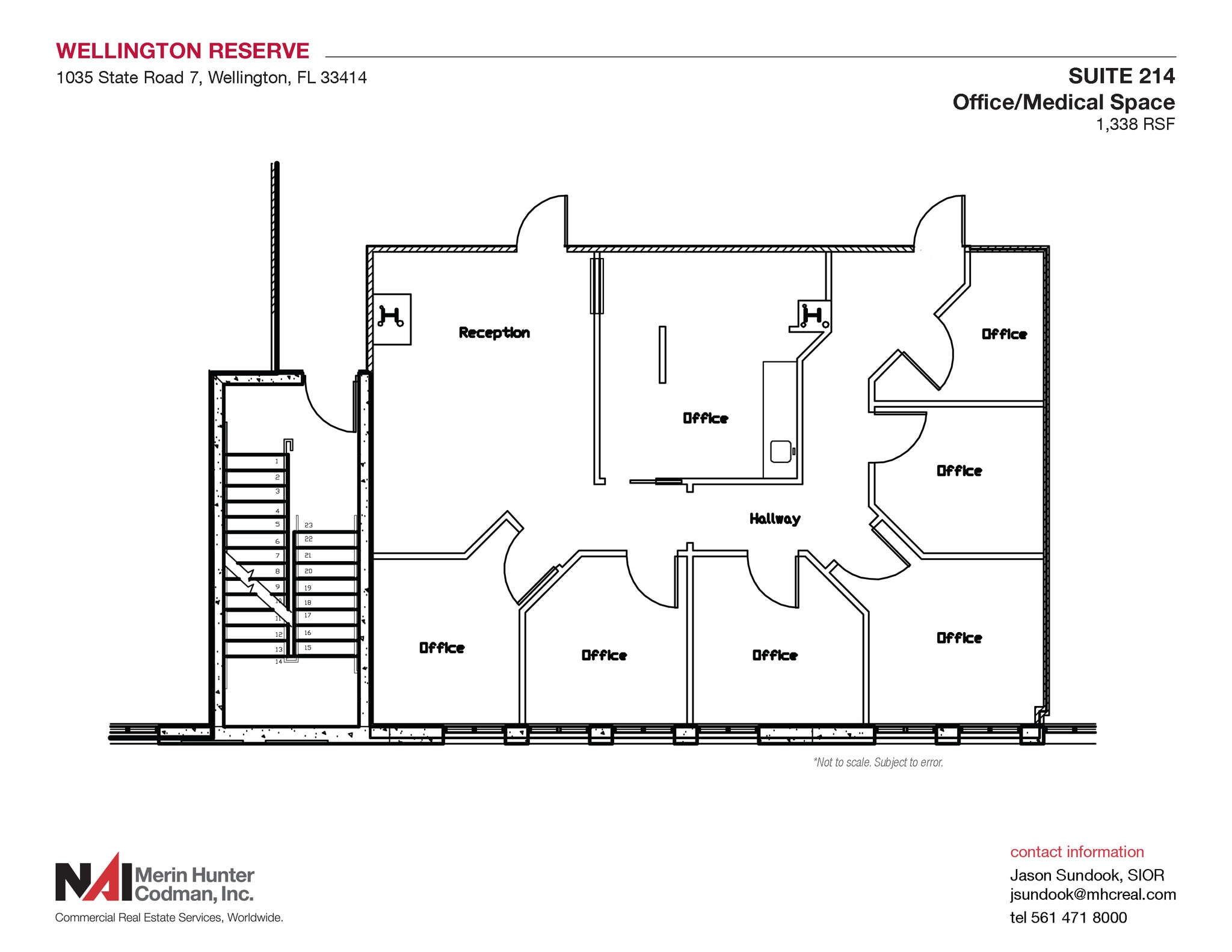 1035-1049 State Road 7, Wellington, FL à louer Plan d’étage- Image 1 de 5