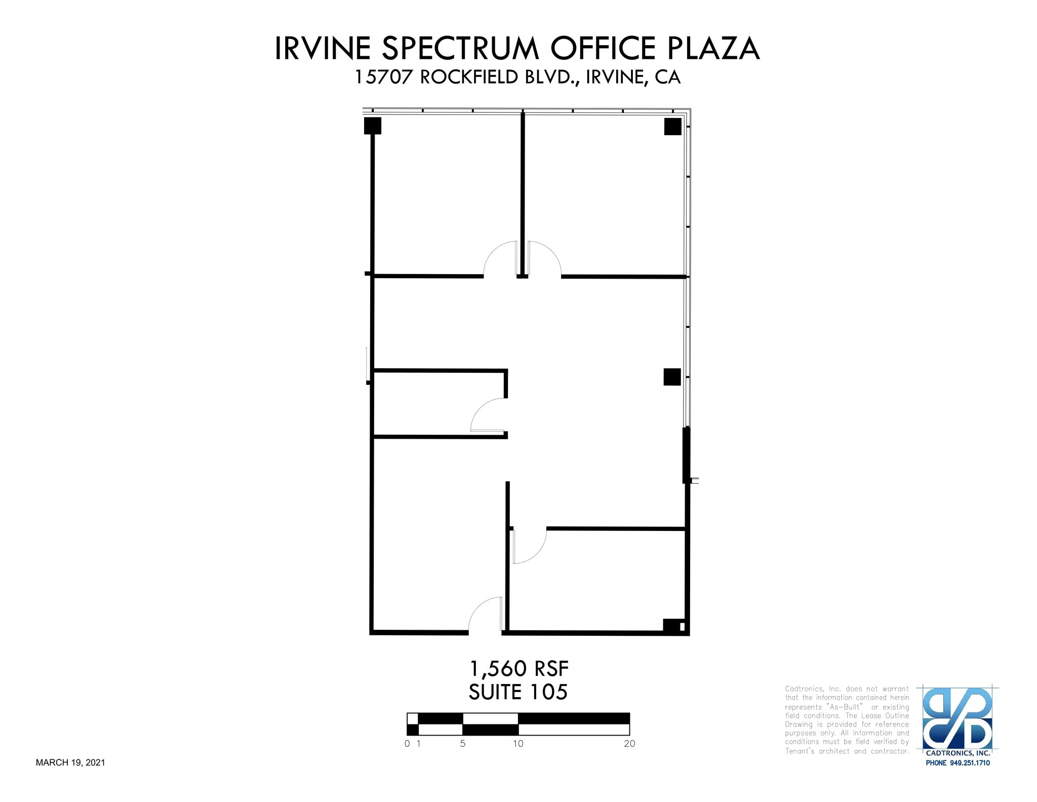 15707 Rockfield Blvd, Irvine, CA for lease Site Plan- Image 1 of 1