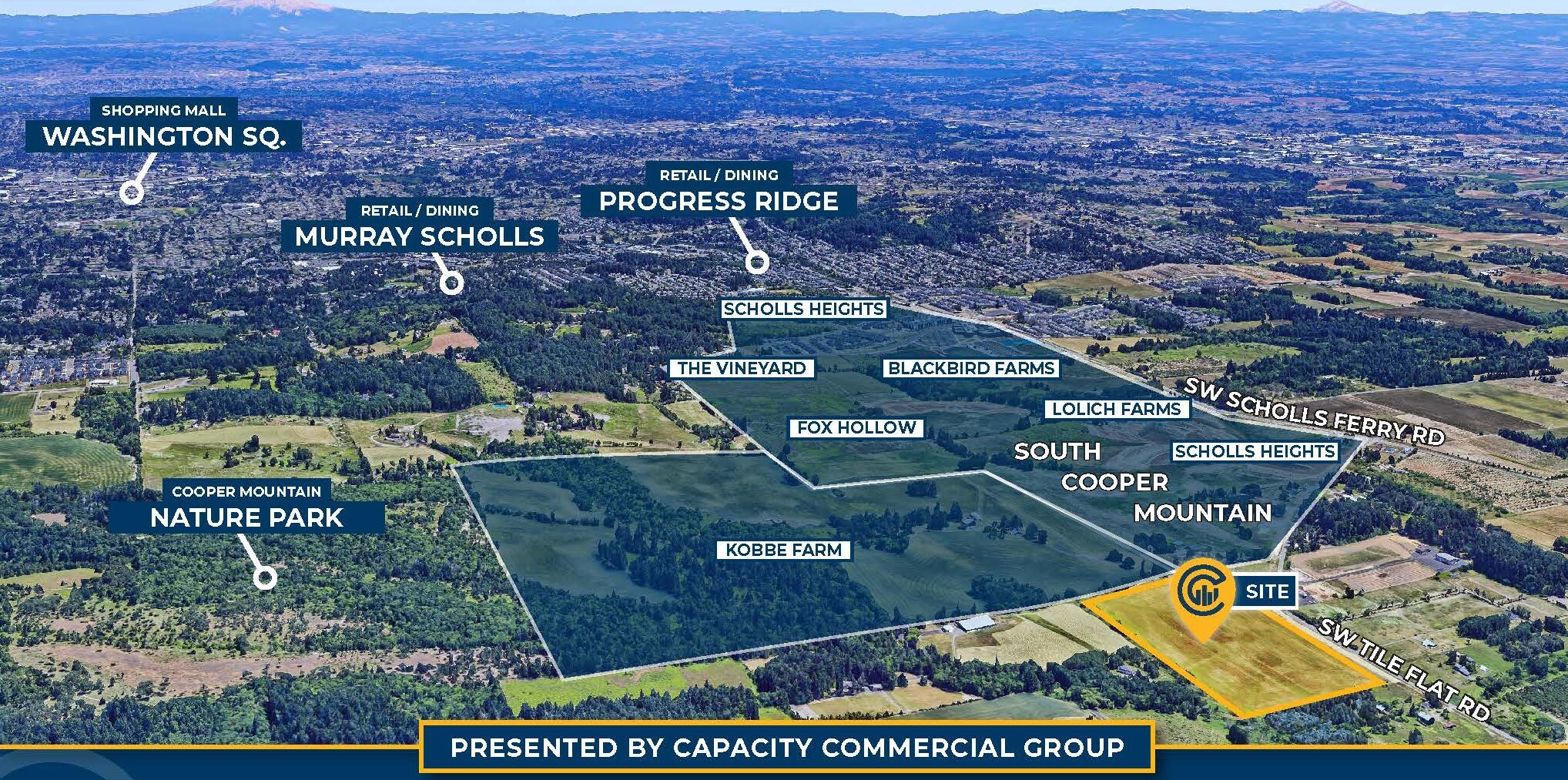 1S23600 00900 Tile Flat Dr, Beaverton, OR à vendre Aérien- Image 1 de 5