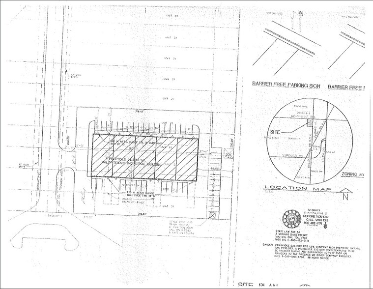 Huron St, Taylor, MI à vendre - Plan cadastral - Image 2 de 2