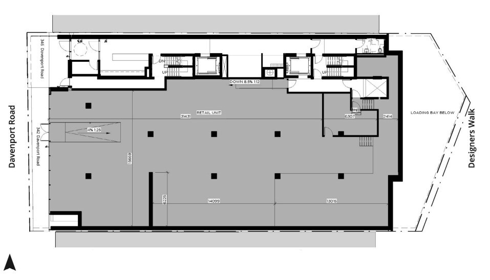 346 Davenport Rd, Toronto, ON for lease Floor Plan- Image 1 of 1