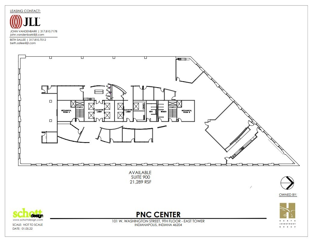101-115 W Washington St, Indianapolis, IN for lease Floor Plan- Image 1 of 1