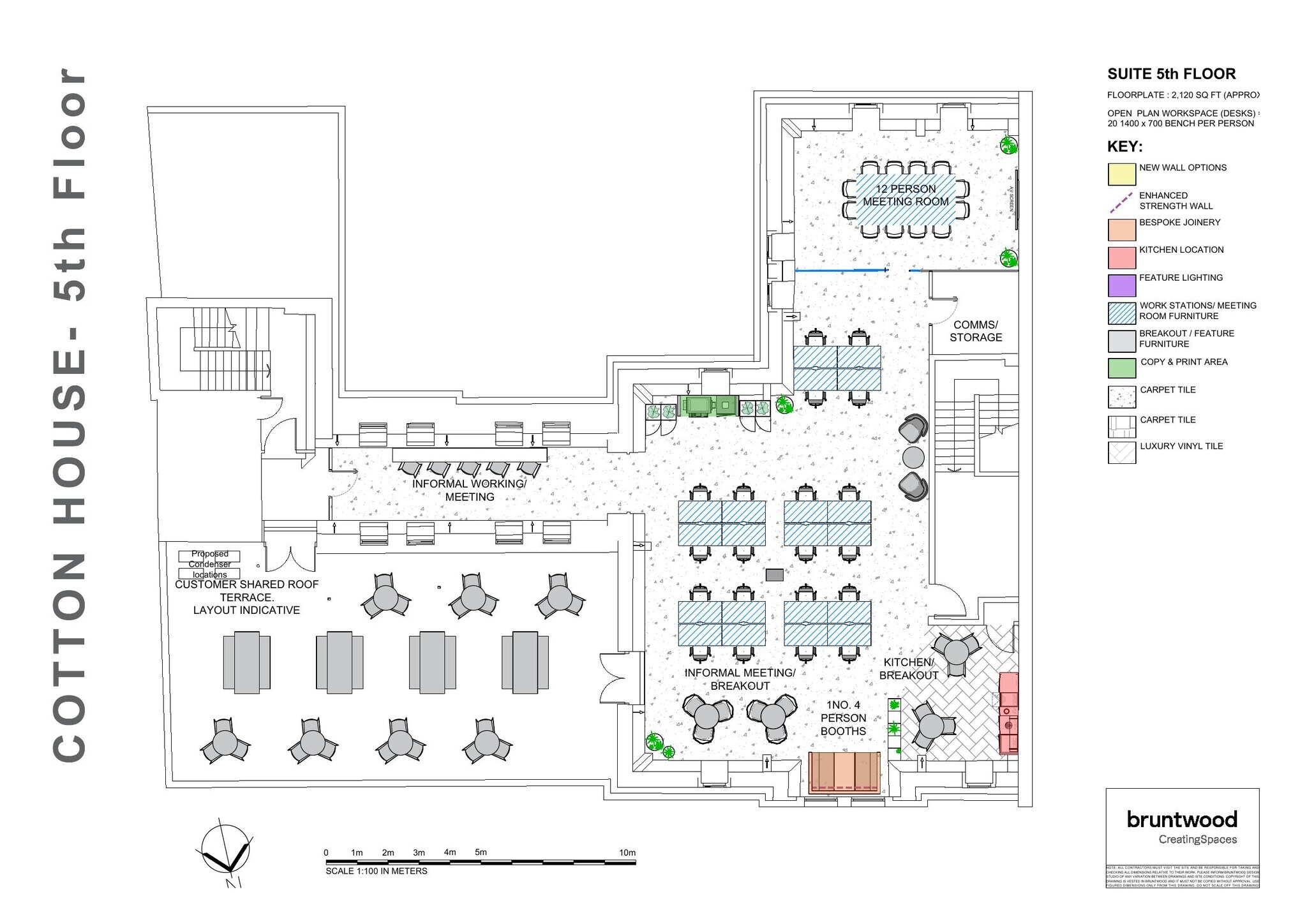 12-18 Queen St, Manchester à louer Plan d’étage- Image 1 de 2