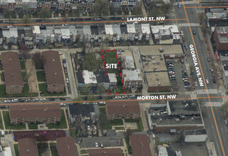 650 Morton St NW, Washington, DC - aerial  map view