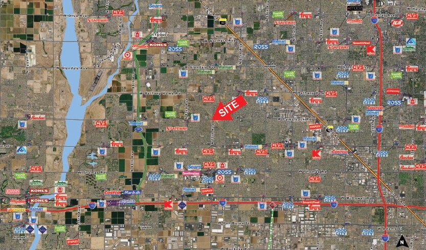 SWC 75th & Camelback Ave, Phoenix, AZ à louer - Aérien - Image 2 de 2