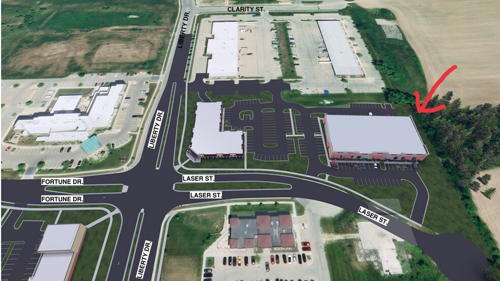 1162 Laser St, Verona, WI à louer - Aérien - Image 3 de 6