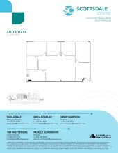 7373 N Scottsdale Rd, Scottsdale, AZ à louer Plan d’étage- Image 2 de 2