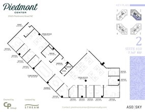 3495 Piedmont Rd NE, Atlanta, GA à louer Plan d’étage- Image 1 de 1