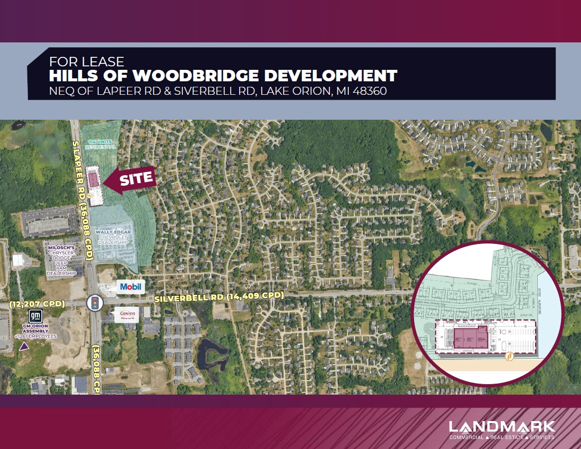 NEQ OF LAPEER RD & SILVERBELL Rd, Lake Orion, MI for lease Building Photo- Image 1 of 2