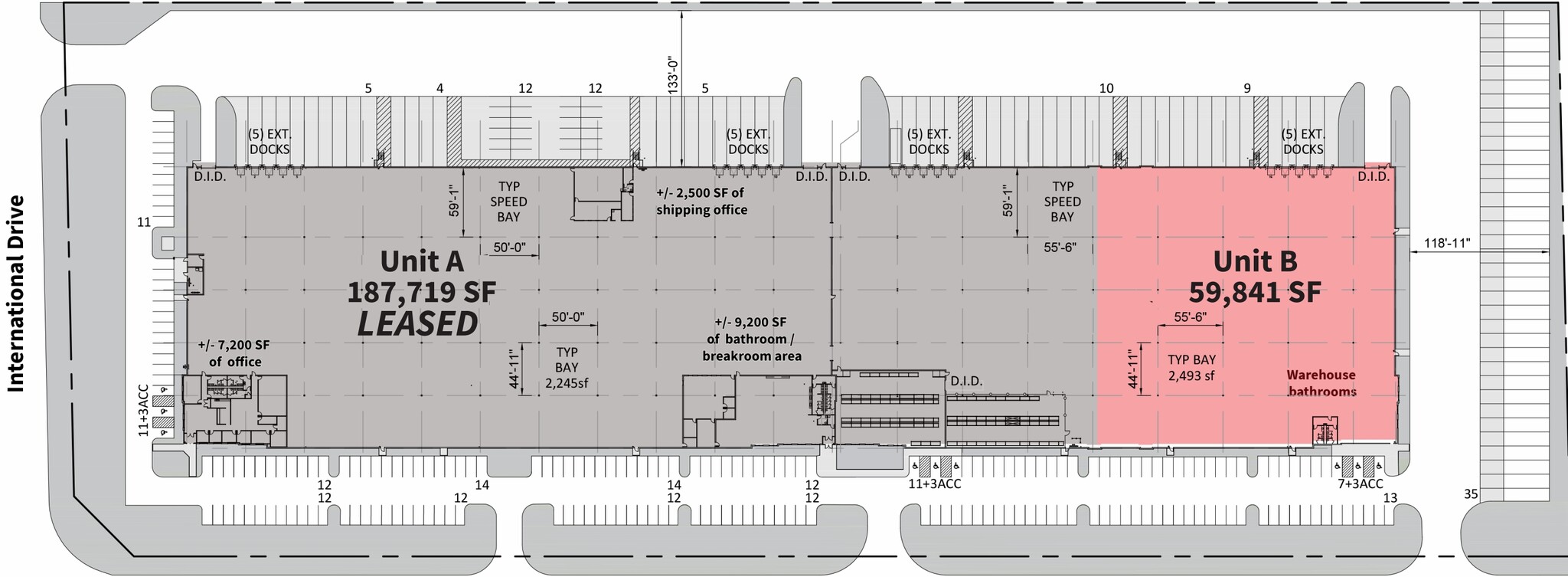 1445 International Dr, Mount Pleasant, WI for lease Floor Plan- Image 1 of 1
