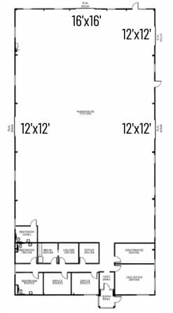 2820 Oakland Ave, Garland, TX à louer Plan d’étage- Image 1 de 1