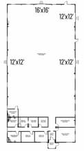 2820 Oakland Ave, Garland, TX à louer Plan d’étage- Image 1 de 1