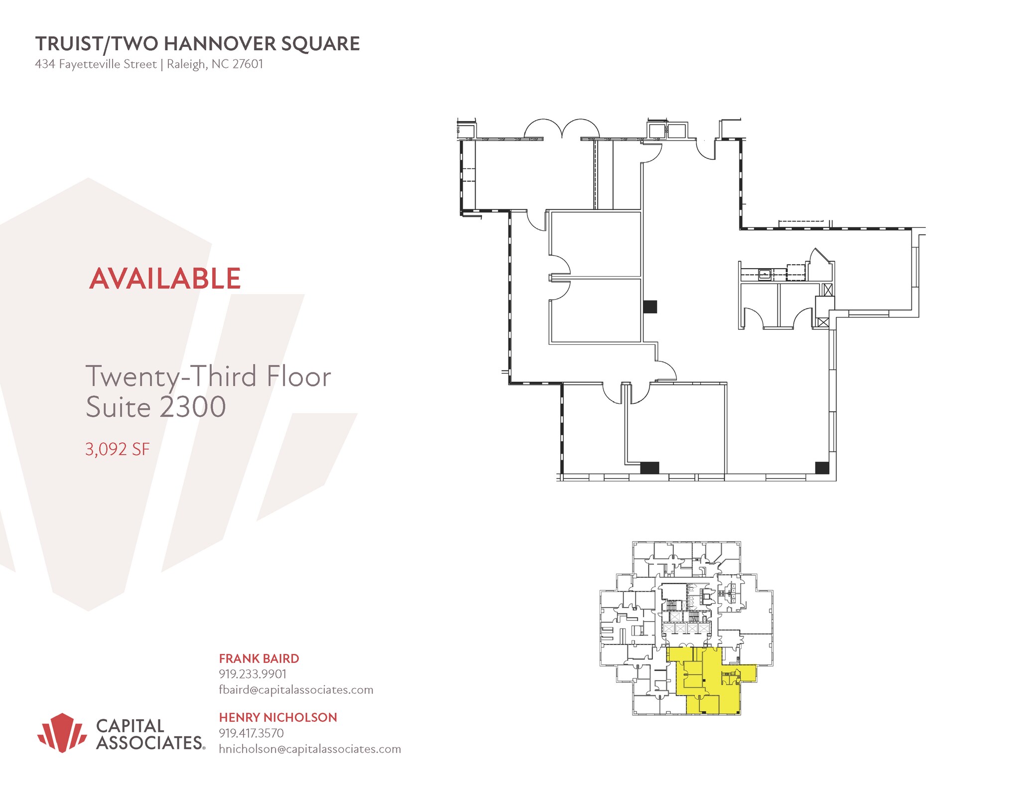 434 Fayetteville St, Raleigh, NC à louer Photo du bâtiment- Image 1 de 1