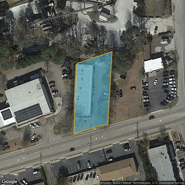 527 E Chatham St, Cary, NC for sale - Plat Map - Image 1 of 1