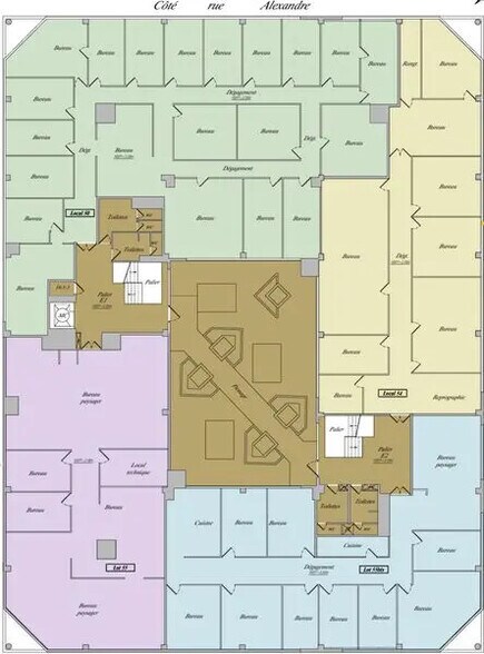 Flex in Gennevilliers for lease - Floor Plan - Image 3 of 6