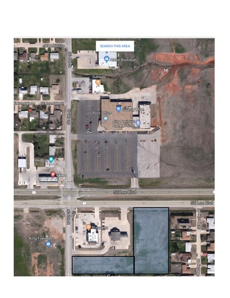 SE Lee Blvd and SE 45th St, Lawton, OK à vendre - Photo du bâtiment - Image 2 de 7