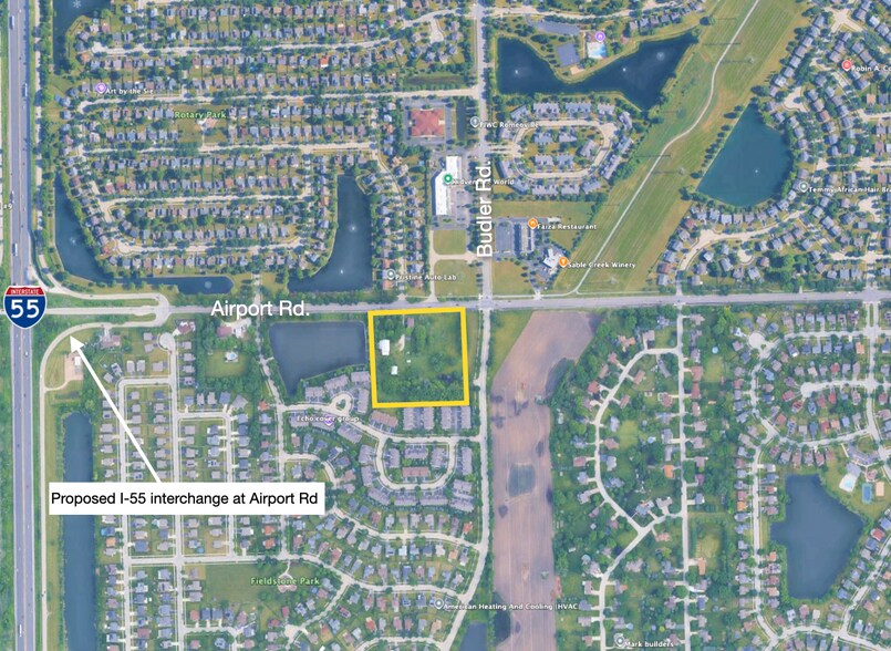 22025-22045 W Lockport Rd, Plainfield, IL à vendre - Photo du bâtiment - Image 2 de 3