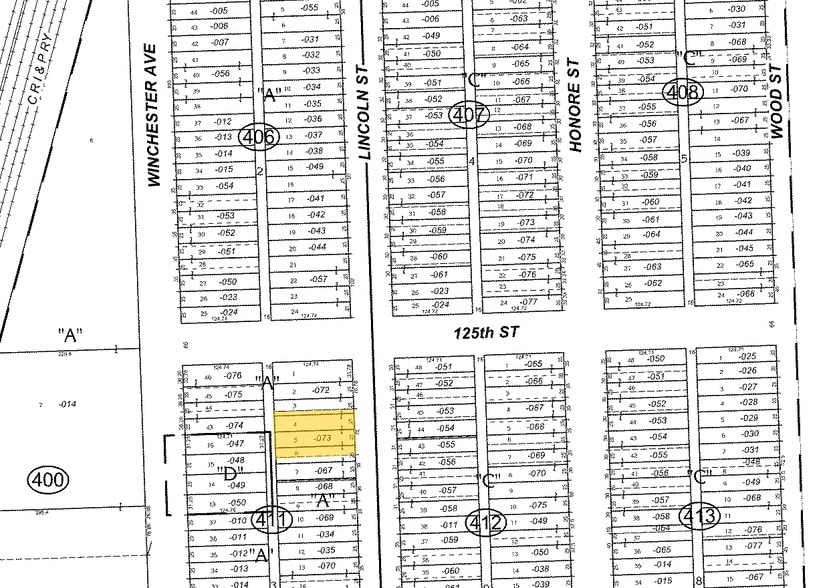 12510 S Lincoln St, Calumet Park, IL for sale - Plat Map - Image 2 of 12