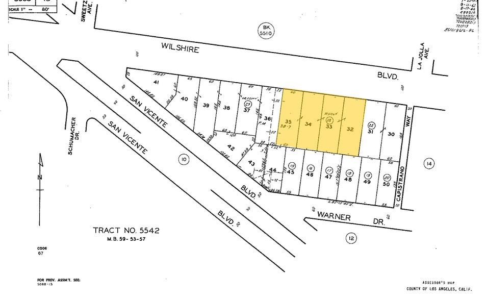 6420 Wilshire Blvd, Los Angeles, CA for lease - Plat Map - Image 2 of 24
