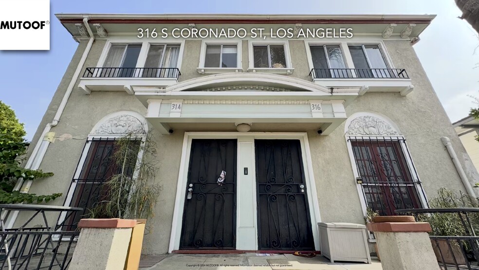 316 S Coronado St, Los Angeles, CA for sale - Building Photo - Image 1 of 34